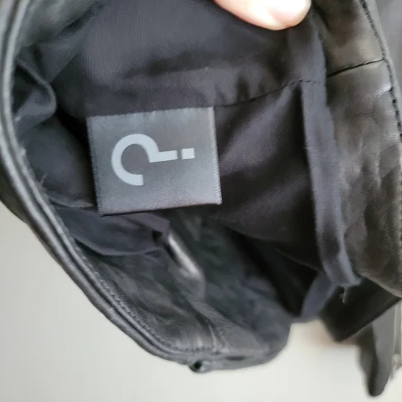 Reformation x Veda Bad Leather Jacket in Black size S NWT - Picture 6 of 7